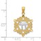 14K Two Tone Gold Star of David Pendant FindingKing Jewerly 27.9mm x 18mm